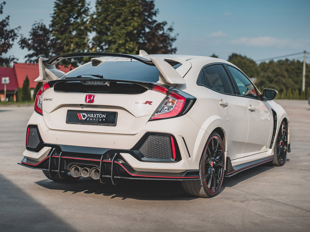 Rear Valance V2 Honda Civic X Type R 2017- Maxton Design