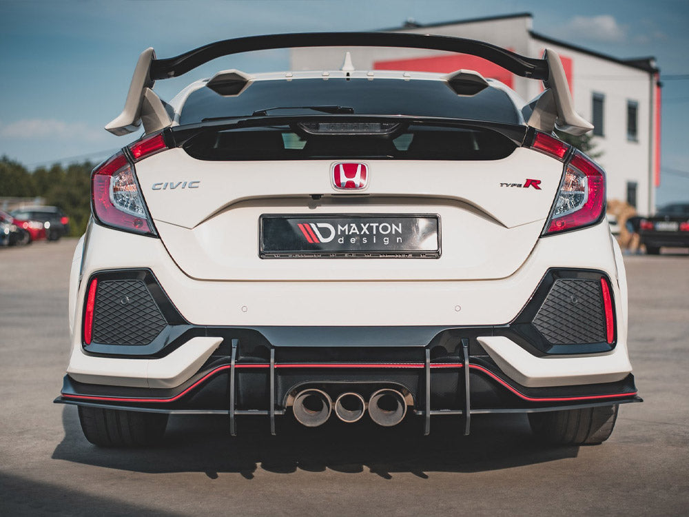 Rear Valance V2 Honda Civic X Type R 2017- Maxton Design