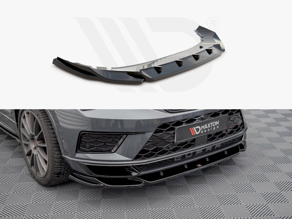 Front Splitter V2 Cupra Ateca 2018-2019 Maxton Design