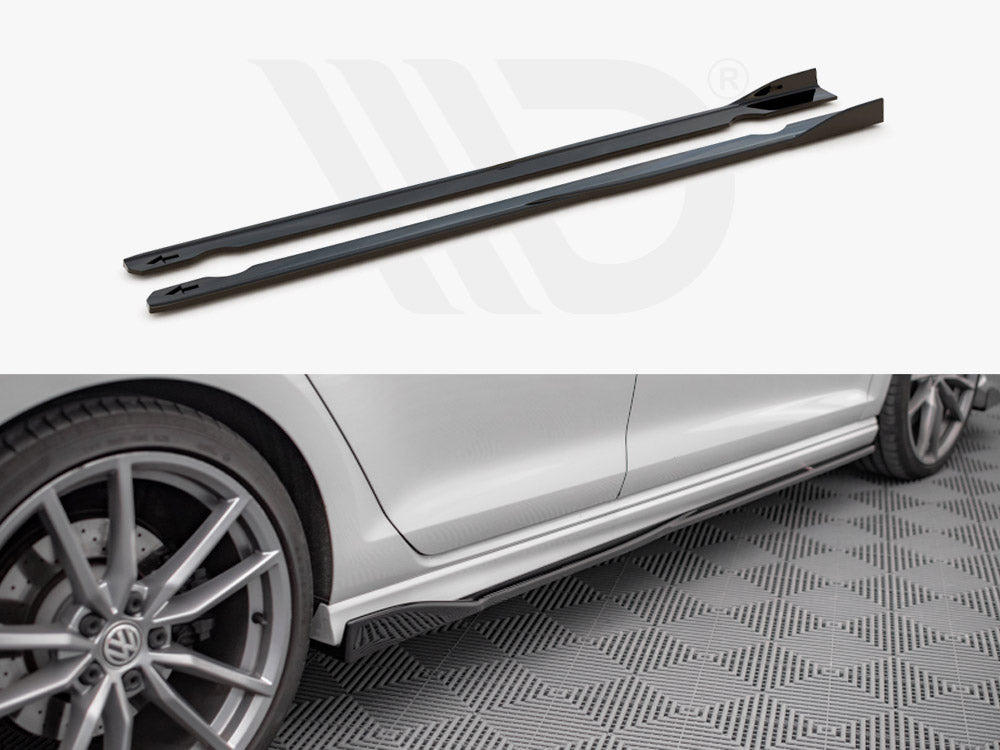 Side Skirts Diffusers V.2 VW Golf R MK7 2013-2016 Maxton Design