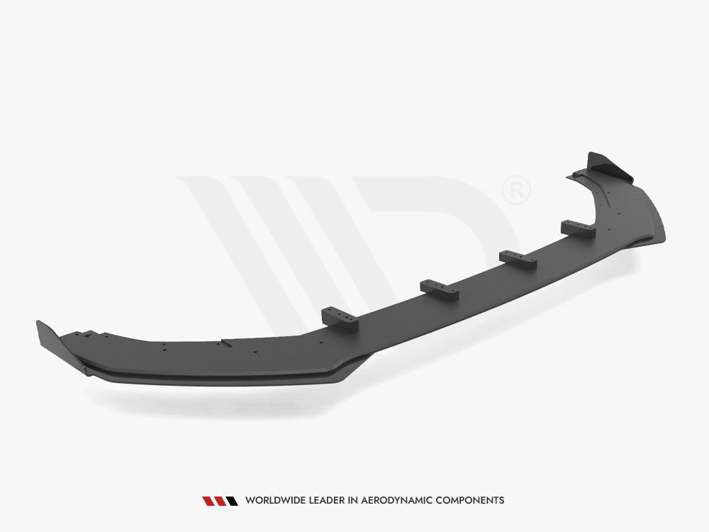 Street PRO Front Splitter V.1 (+flaps) VW Golf R MK7 2013-2016 Maxton Design