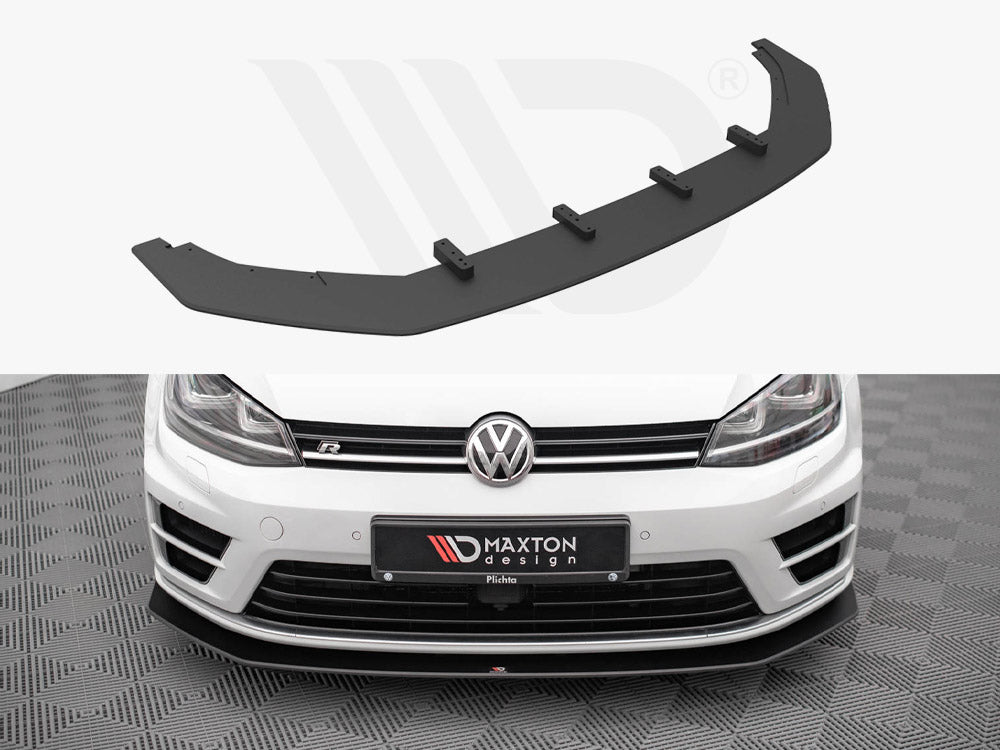 Street PRO Front Splitter V.2 VW Golf R MK7 2013-2016 Maxton Design