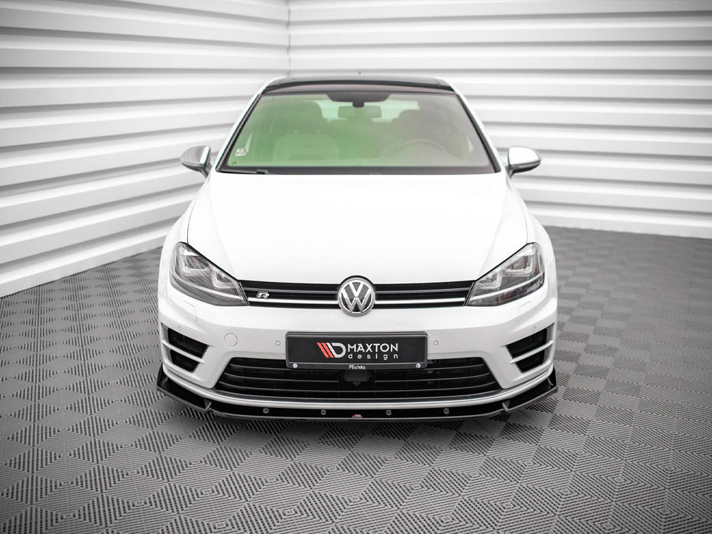 Front Splitter V.4 VW Golf R MK7 2013-2016 Maxton Design