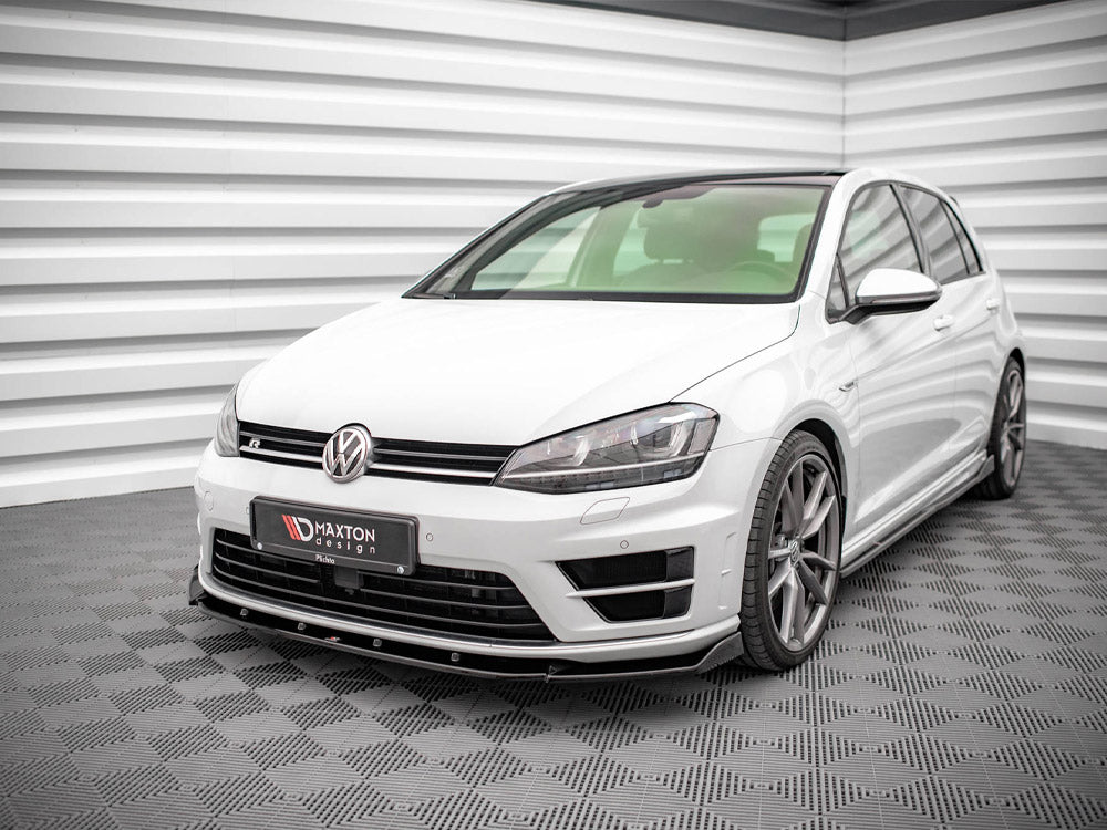 Front Splitter V.4 VW Golf R MK7 2013-2016 Maxton Design