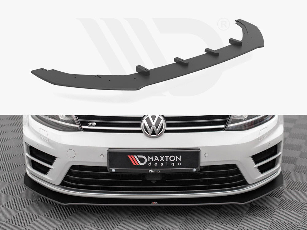 Street PRO Front Splitter V.1 VW Golf R MK7 2013-2016 Maxton Design