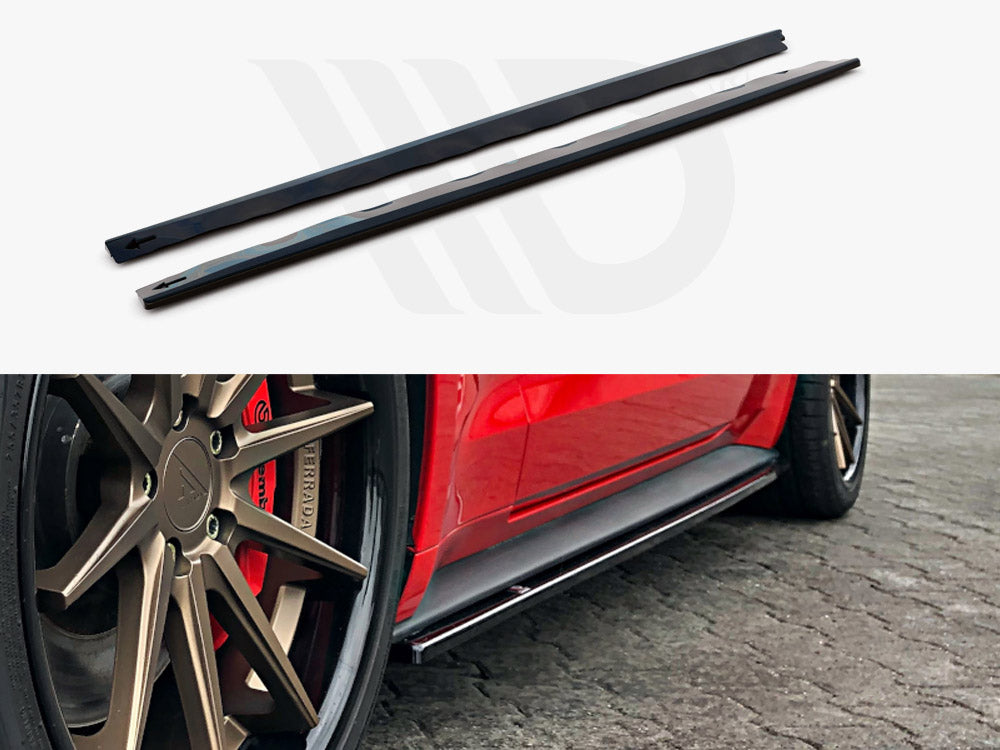 Side Skirts Diffusers Ford Mustang MK6 Facelift 2017- Maxton Design