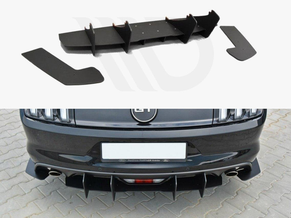 Ford Mustang MK6 GT - Rear Diffuser 2014-17 Maxton Design