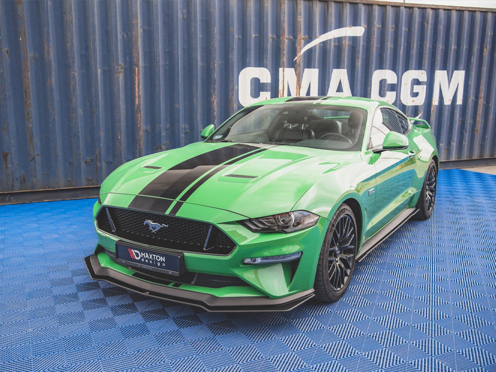 Street PRO Front Splitter V.1 Ford Mustang GT Mk6 Facelift 2017- Maxton Design