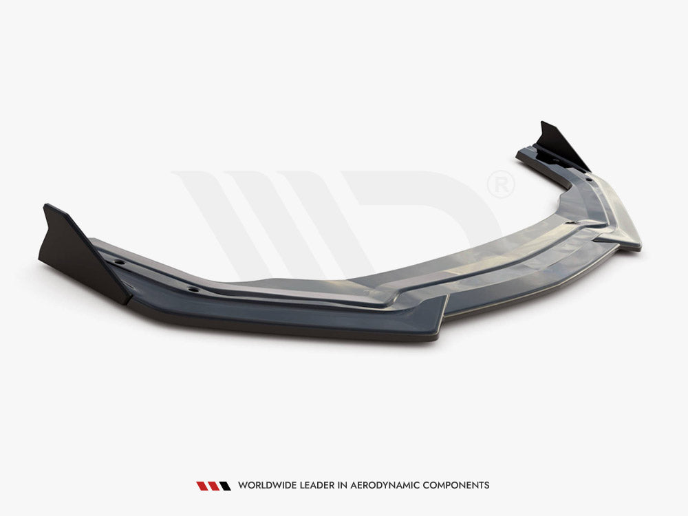 Front Splitter V.1 + Flaps Ford Mustang GT Mk6 Facelift Maxton Design