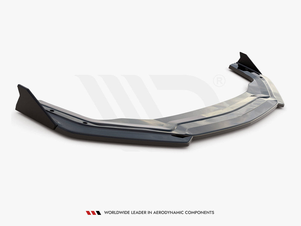 Front Splitter V.2 + Flaps Ford Mustang GT Mk6 Facelift Maxton Design