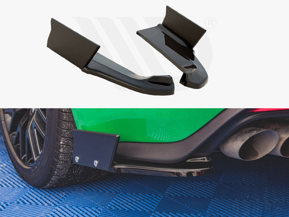 Rear Side Splitters V.1 + Flaps Ford Mustang GT Mk6 Facelift Maxton Design