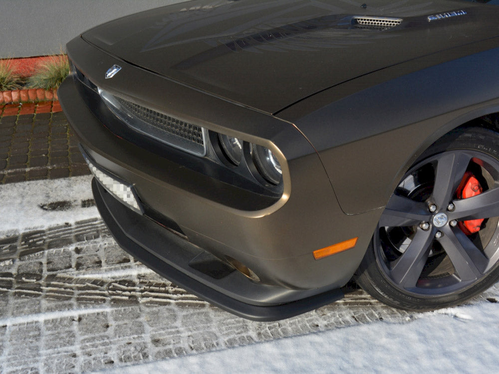 Front Splitter Dodge Challenger MK3 PHASE-1 SRT8 Coupe 2008-14 Maxton Design