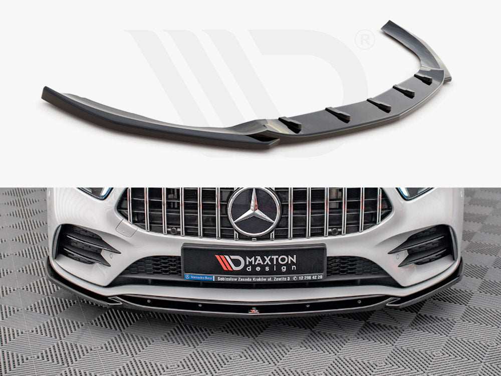 Front Splitter V.5 Mercedes A35 AMG / AMG-Line W177 Maxton Design