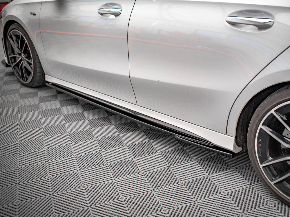 Side Skirts Diffusers V.2 Mercedes A35 AMG / AMG-Line W177 Maxton Design