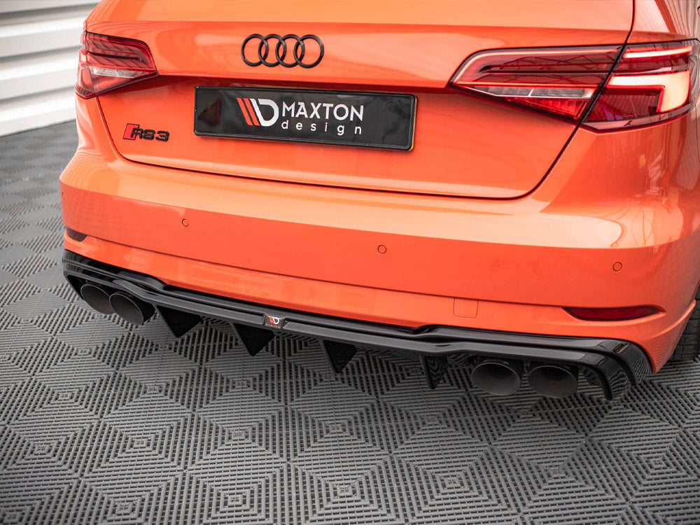 Rear Valance V.2 Audi RS3 Sportback 8V Facelift Maxton Design