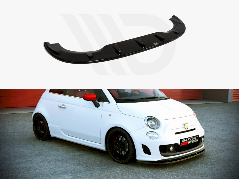 Front Splitter V.1 Fiat 500 Mk1 Abarth 2008-2012 Maxton Design