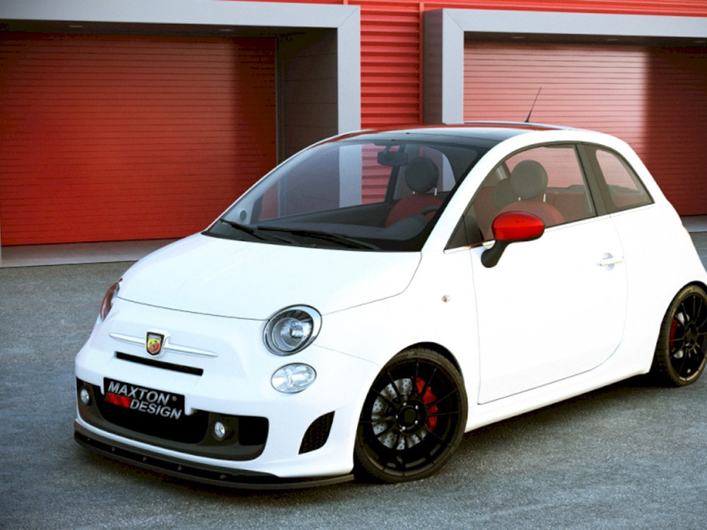 Front Splitter V.1 Fiat 500 Mk1 Abarth 2008-2012 Maxton Design