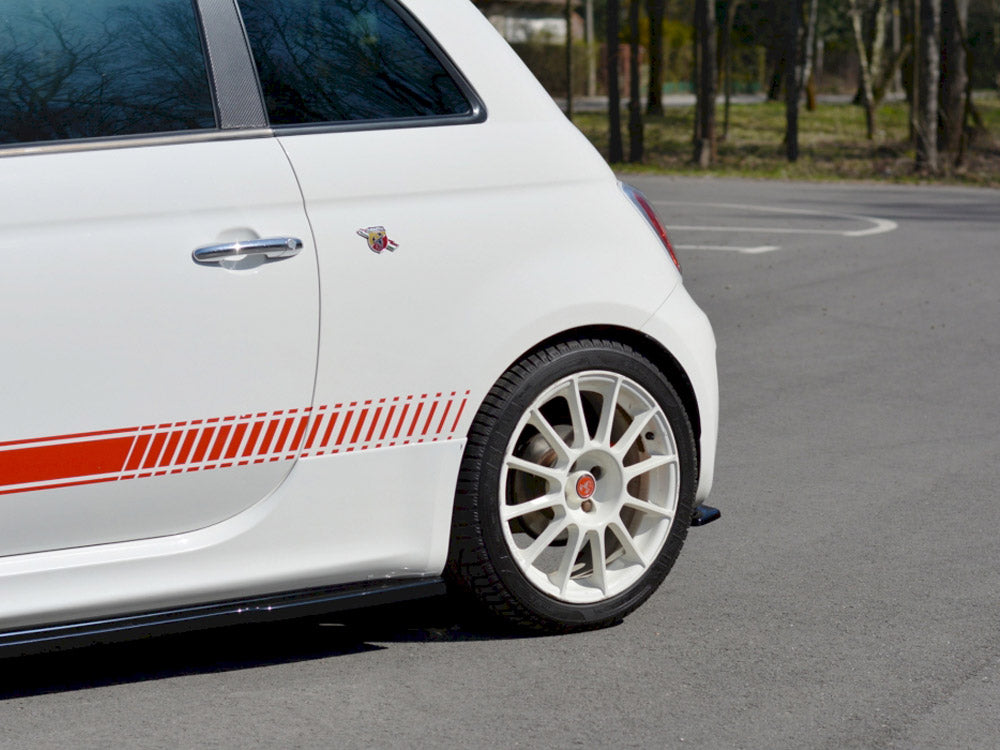 Rear Side Splitters Fiat 500 Abarth MK1 2008-2012 Maxton Design