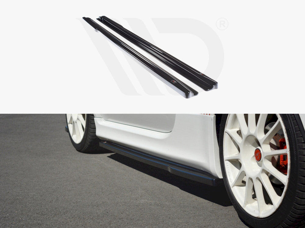 Side Skirts Splitters Fiat 500 MK1 Abarth 2008-2012 Maxton Design