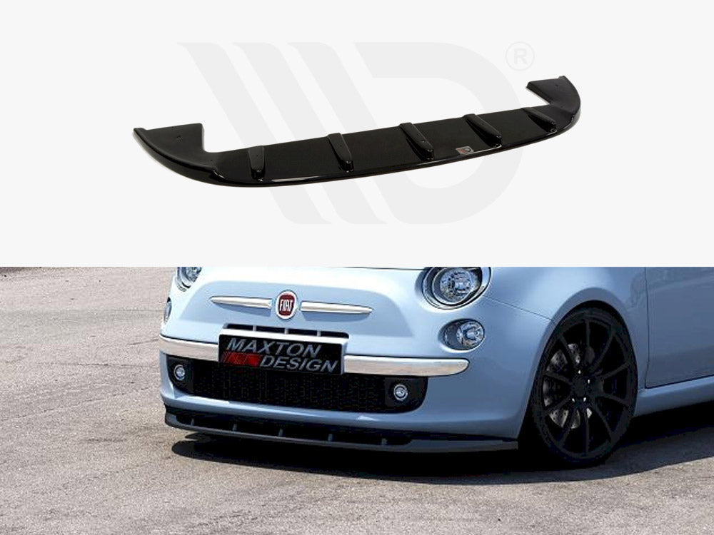 Front Splitter V.1 Fiat 500 Pre-facelift 2007-2014 Maxton Design