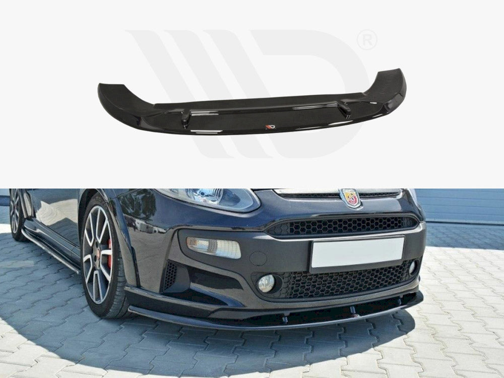 Front Splitter V.1 Fiat Punto EVO Abarth 2010-2014 Maxton Design