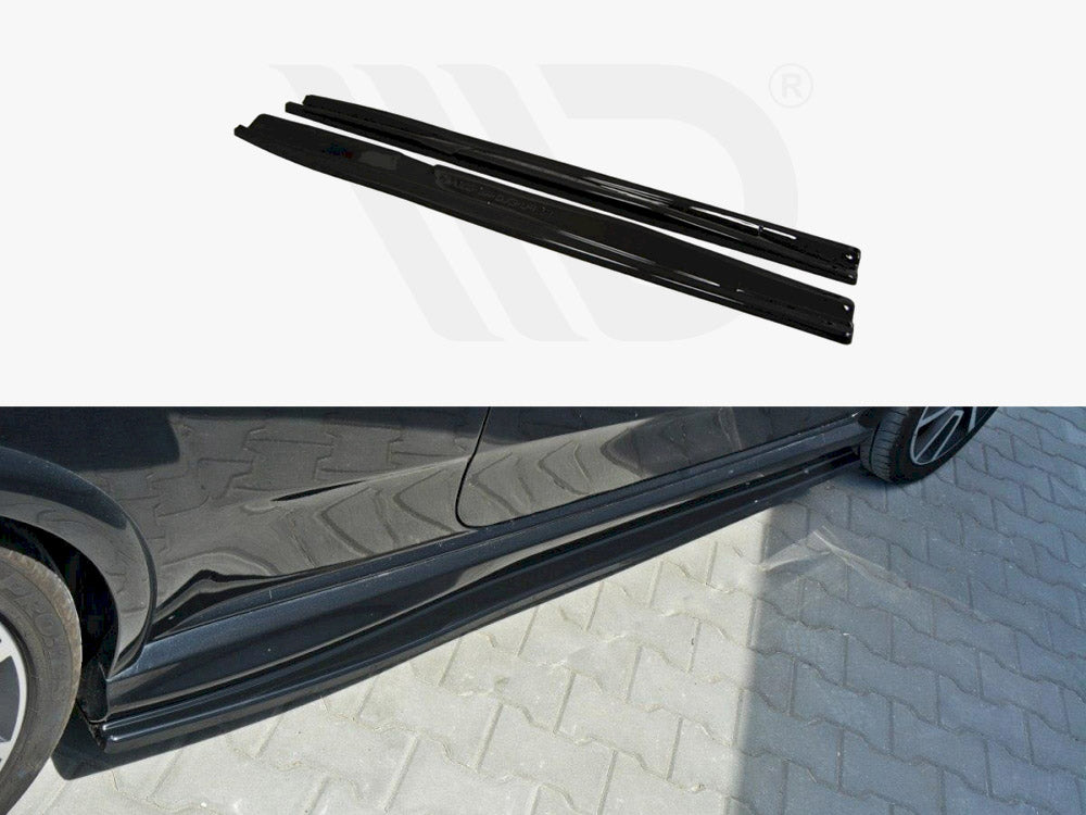 Side Skirts Diffusers Fiat Punto EVO Abarth 2010-2014 Maxton Design