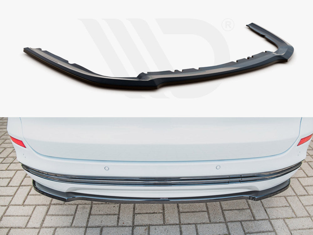 Central Rear Splitter Ford Mondeo Estate Platinum MK5 Facelift 2019- Maxton Design