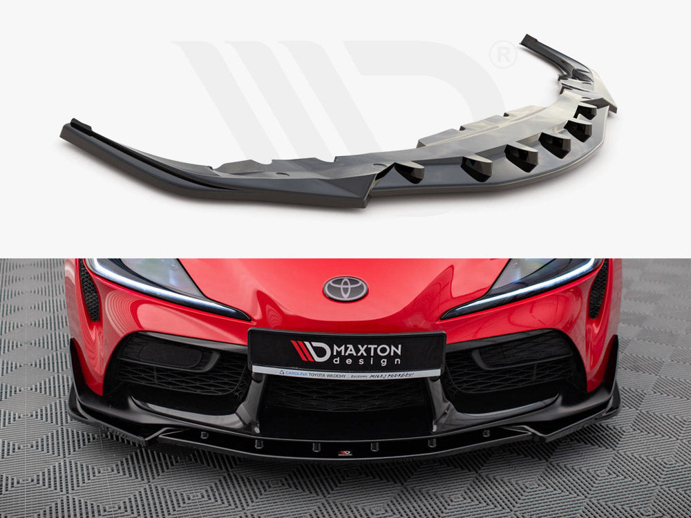 Front Splitter V.4 Toyota Supra MK5 2019- Maxton Design