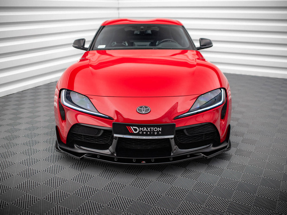 Front Splitter V.4 Toyota Supra MK5 2019- Maxton Design