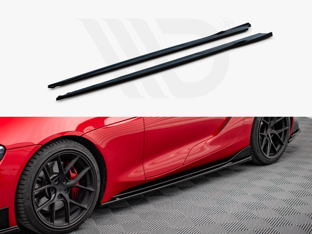 Side Skirts Diffusers V.3 Toyota Supra MK5 2019- Maxton Design