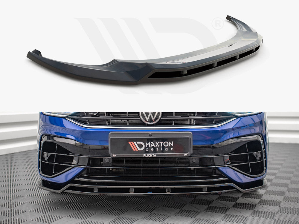 Front Splitter V.1 VW Tiguan R  / R-line MK2 Facelift 2020- Maxton Design