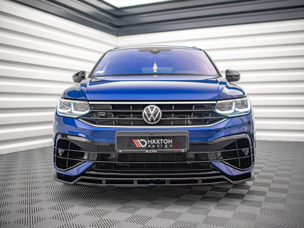 Front Splitter V.1 VW Tiguan R  / R-line MK2 Facelift 2020- Maxton Design