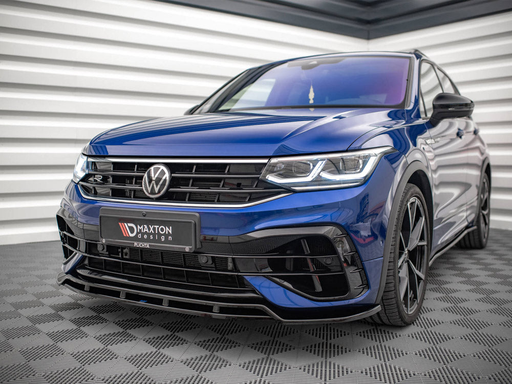 Front Splitter V.1 VW Tiguan R  / R-line MK2 Facelift 2020- Maxton Design