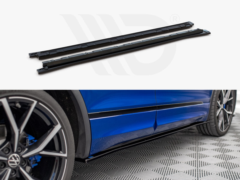 Side Skirts Diffusers VW Tiguan R  / R-line MK2 Facelift 2020- Maxton Design