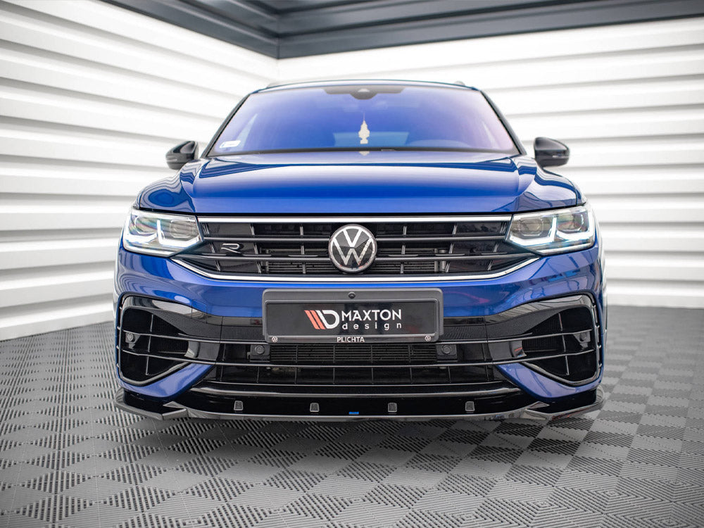 Front Splitter V.3 VW Tiguan R  / R-line MK2 Facelift 2020- Maxton Design