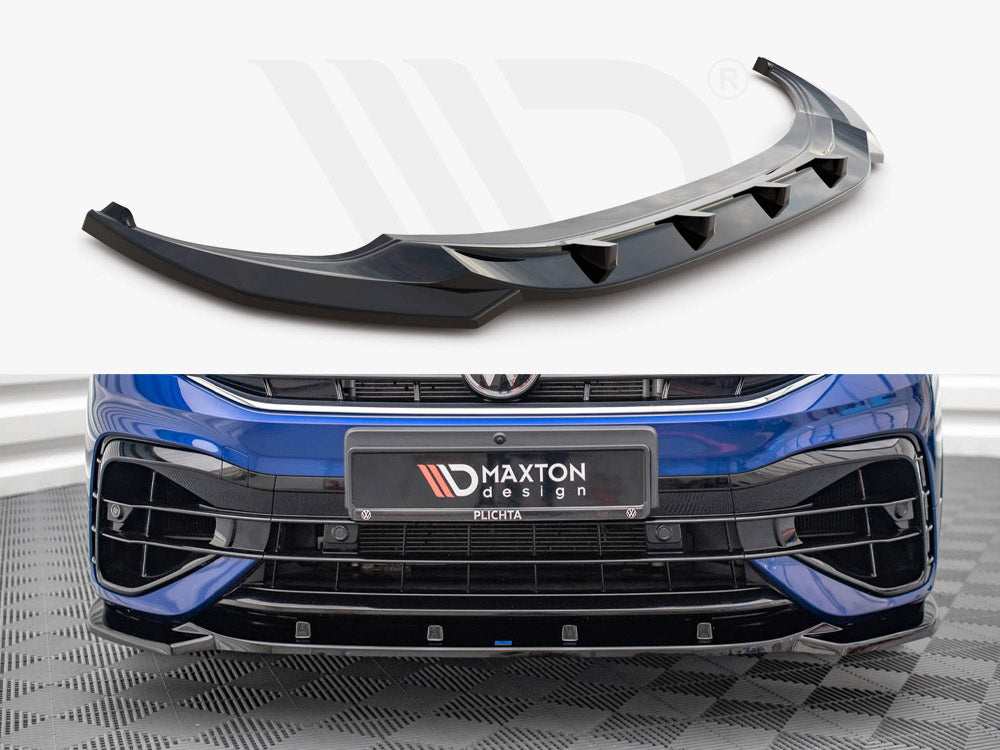 Front Splitter V.3 VW Tiguan R  / R-line MK2 Facelift 2020- Maxton Design