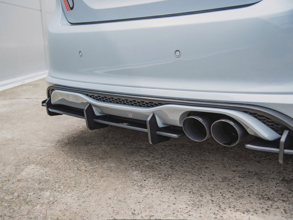 Rear Diffuser + Flaps Ford Fiesta Mk8 ST 2018- Maxton Design