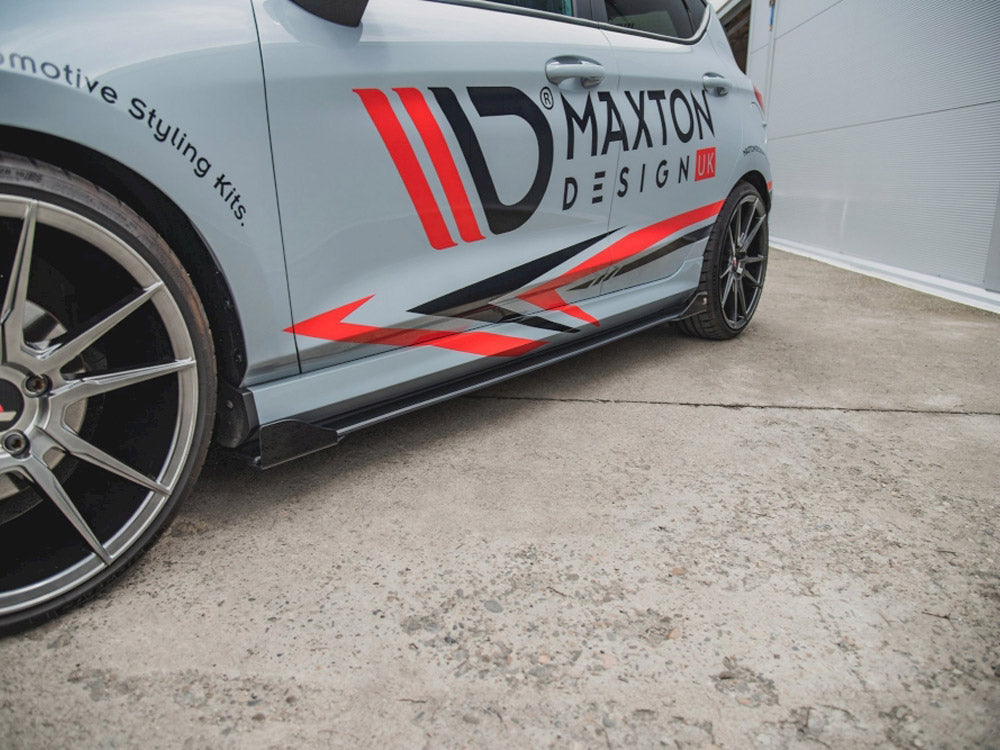 Maxton Racing Side Skirts Diffusers + Flaps Ford Fiesta Mk8 ST / ST-Line Maxton Design