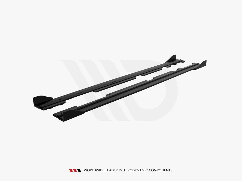 Maxton Racing Side Skirts Diffusers + Flaps Ford Fiesta Mk8 ST / ST-Line Maxton Design