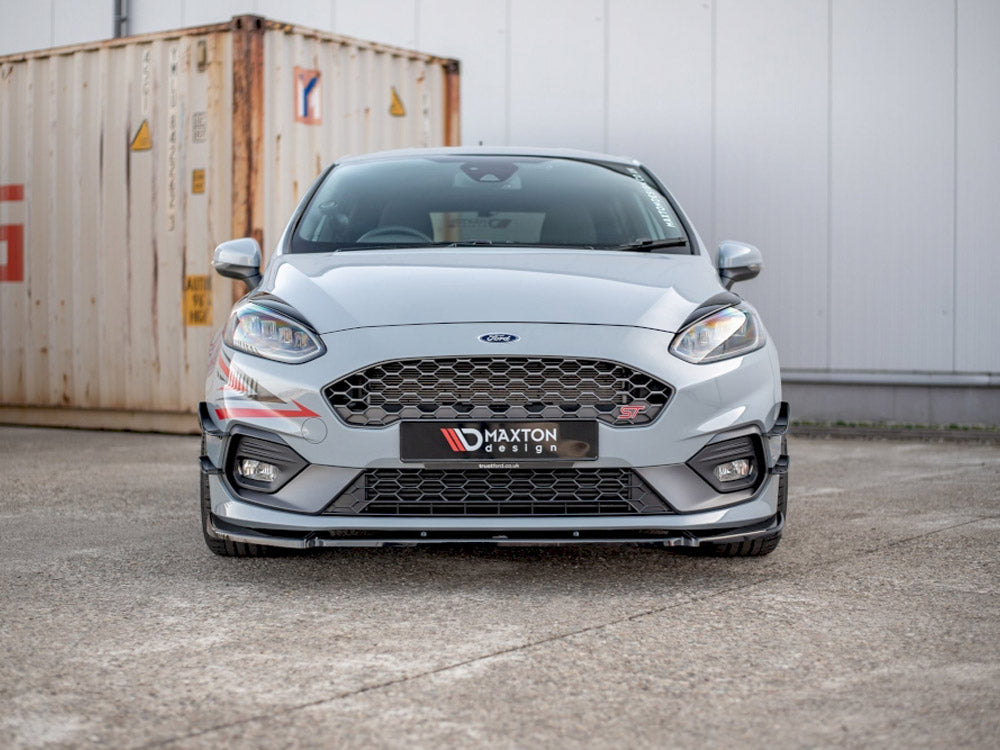 Front Splitter V.7 Ford Fiesta MK8 ST / St-line 2017- Maxton Design