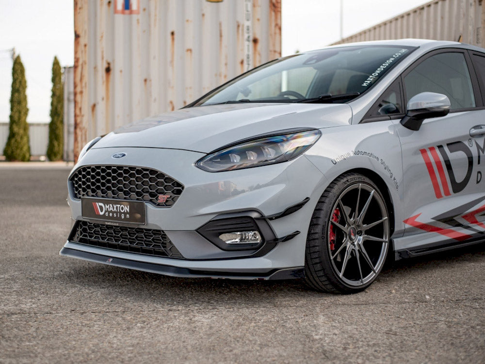 Front Bumper Wings (Canards) V.2 Ford Fiesta MK8 ST / St-line Maxton Design