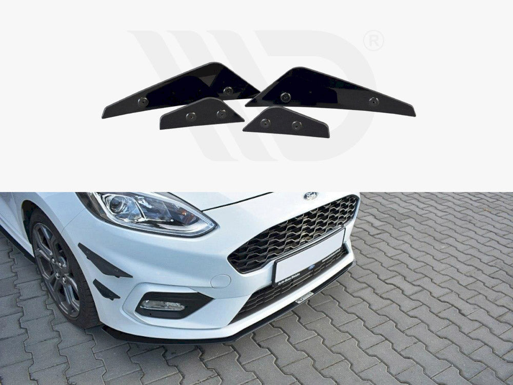 Front Bumper Wings (Canards) Ford Fiesta MK8 ST / St-line Maxton Design