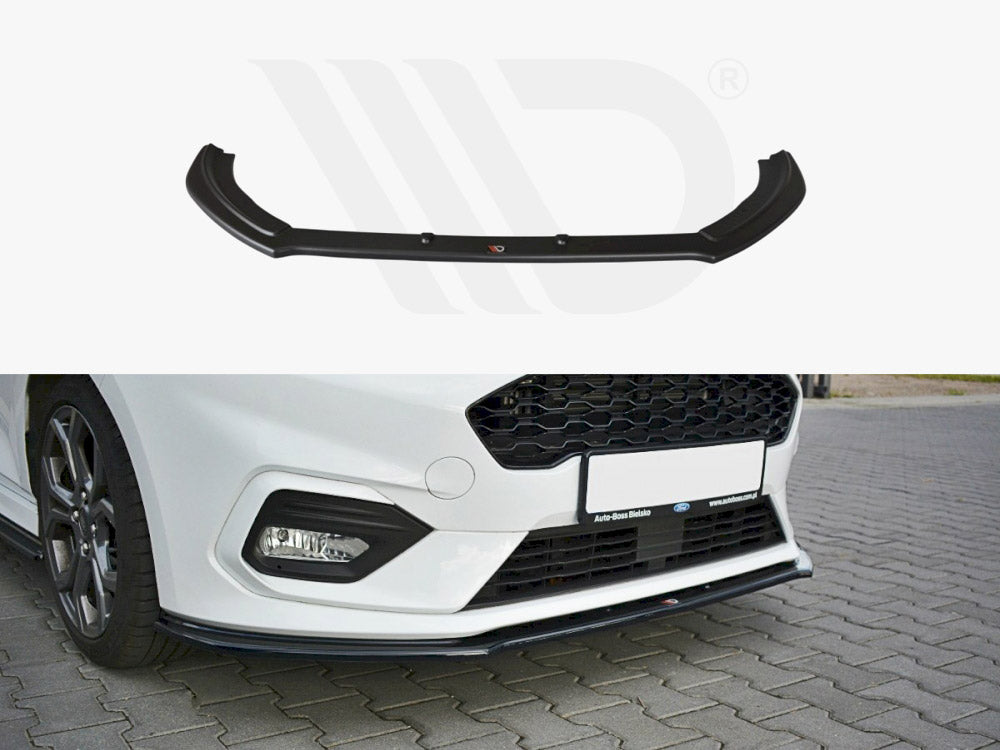 Front Splitter V.2 Fiesta MK8 ST / St-line 2017- Maxton Design