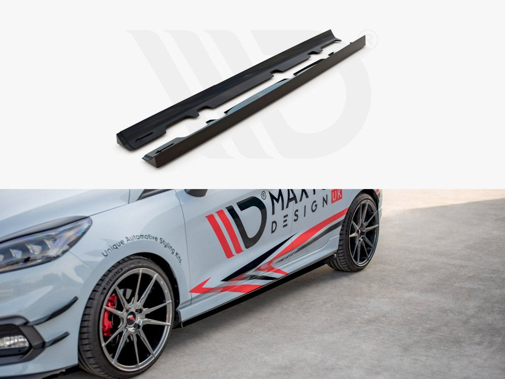 Side Skirts Diffusers V.2 Ford Fiesta MK8 ST / St-line Maxton Design