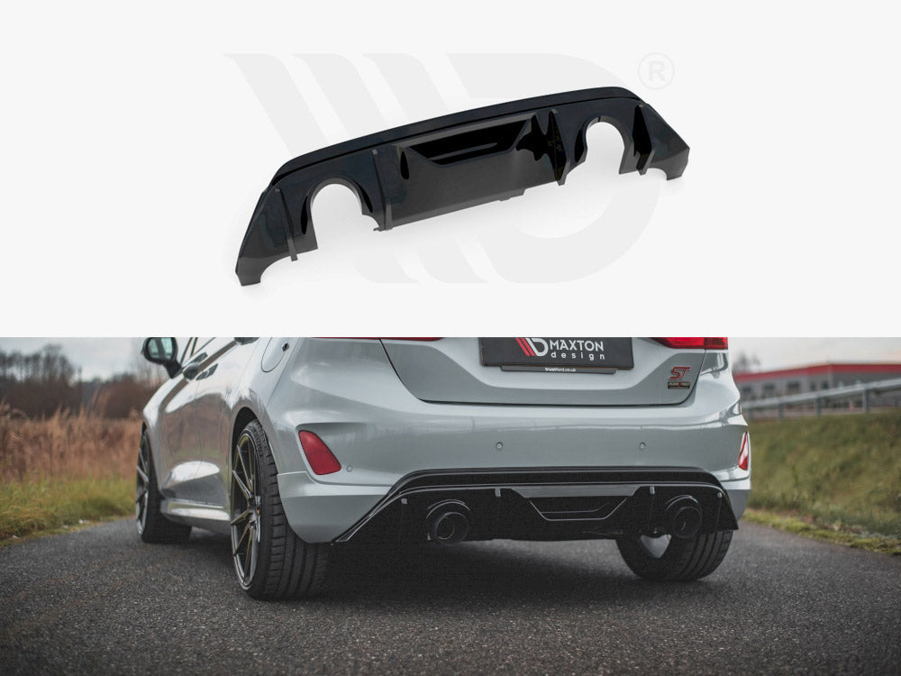 Rear Diffuser + Milltek RS Upgrade KIT - Ford Fiesta MK8 ST &amp; MK8.5 ST 2018-2022 Maxton Design