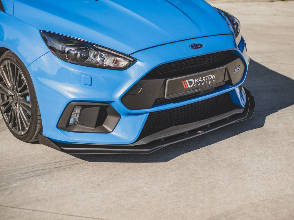 Racing Durability Front Splitter + Flaps Ford Focus RS Mk3 2015-2018 Maxton Design