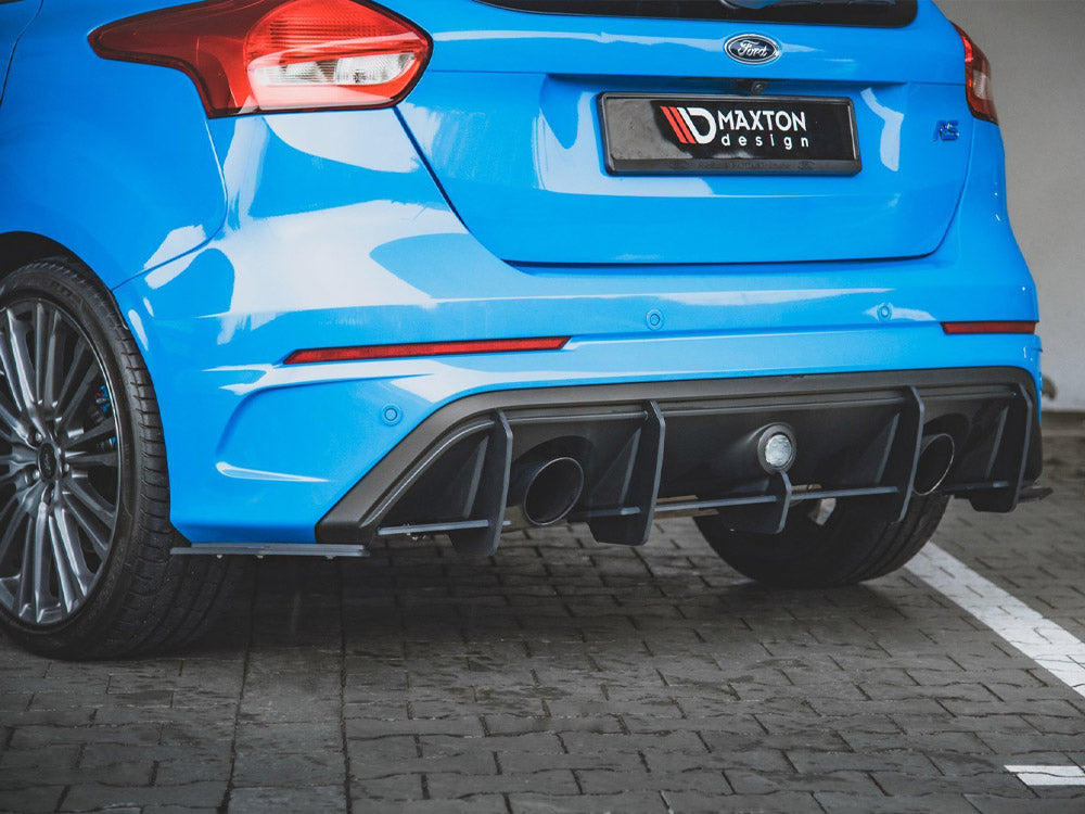 Racing Durability Rear Side Splitters Ford Focus RS MK3 2015-2018 Maxton Design