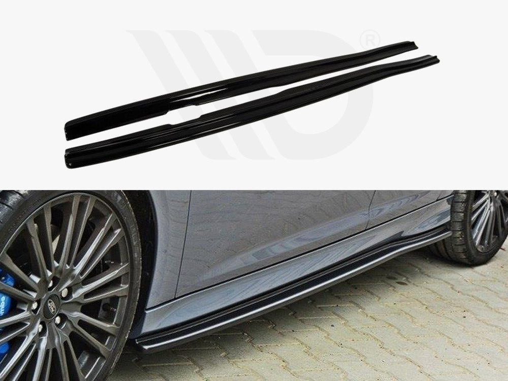 Side Skirts Diffusers Ford Focus MK3 RS, MK 3.5 ST, MK 3 ST Maxton Design