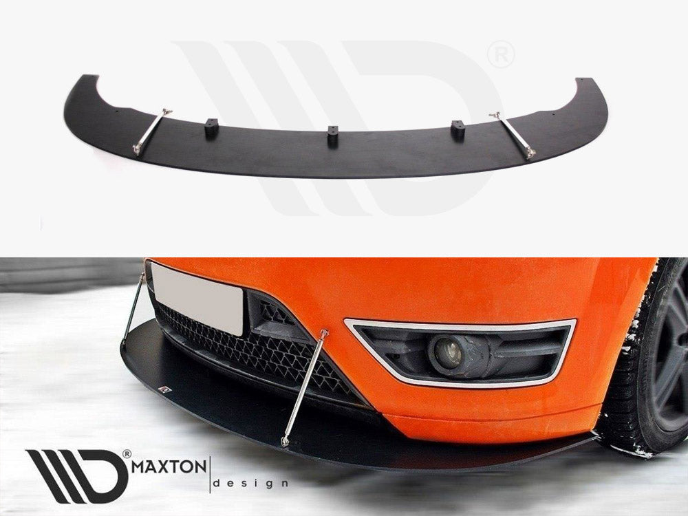 Front Racing Splitter Ford Focus II ST Preface Model Maxton Design