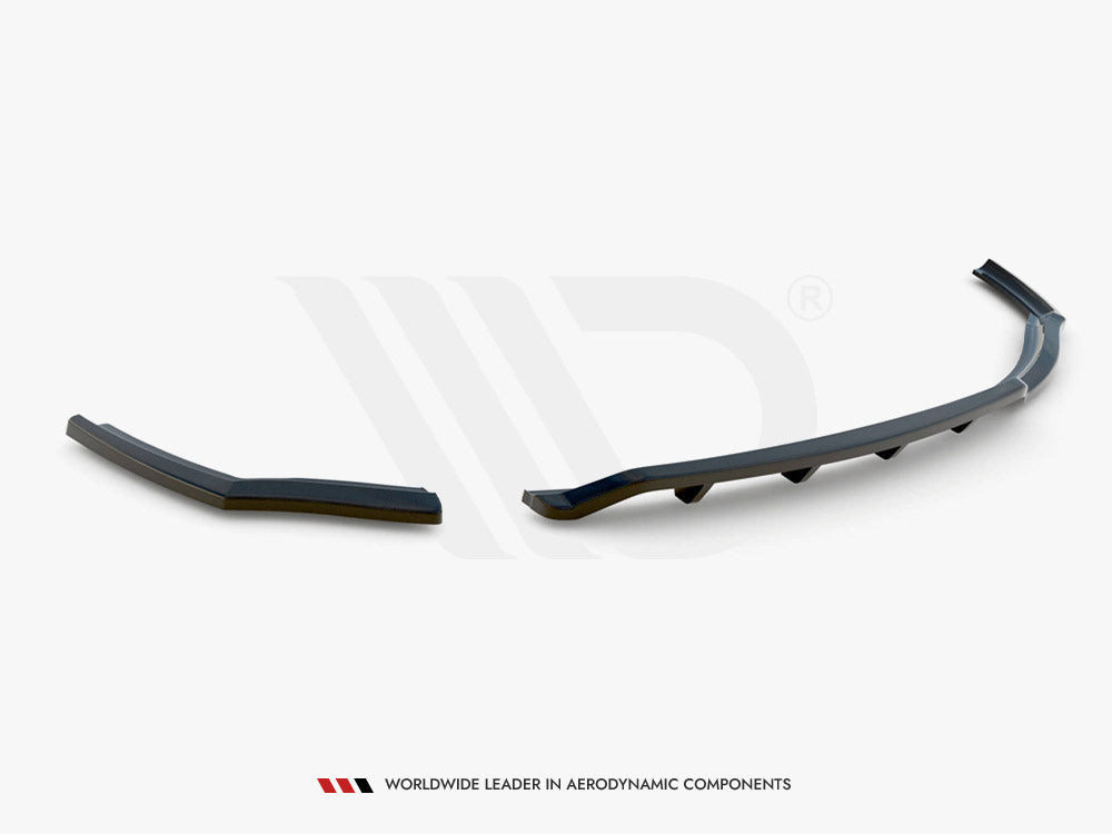 Central Rear Splitter (Vertical Bars) BMW 1 F20 Maxton Design